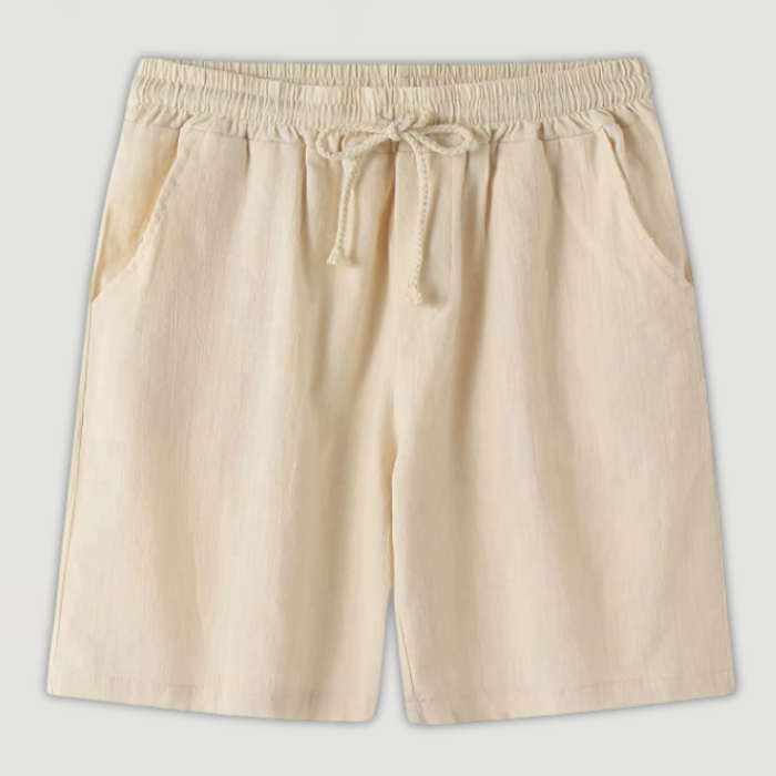 Shorts in linen mix