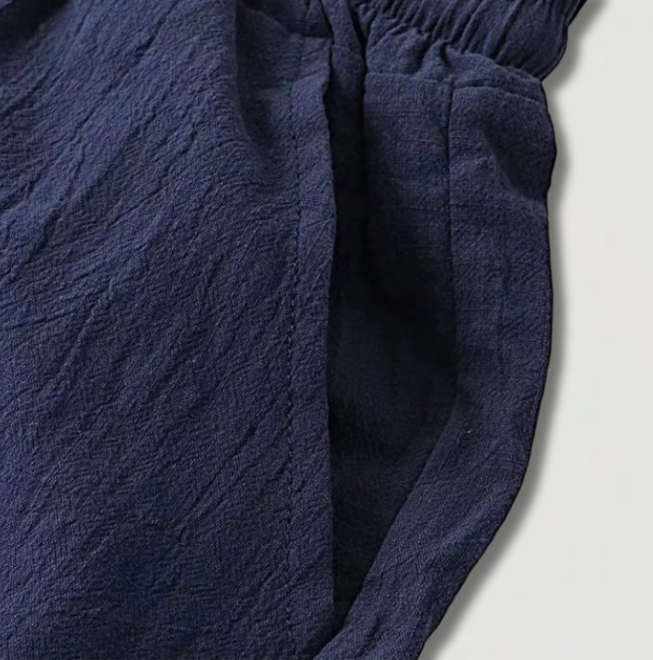 Shorts in linen mix