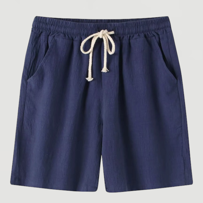 Shorts in linen mix