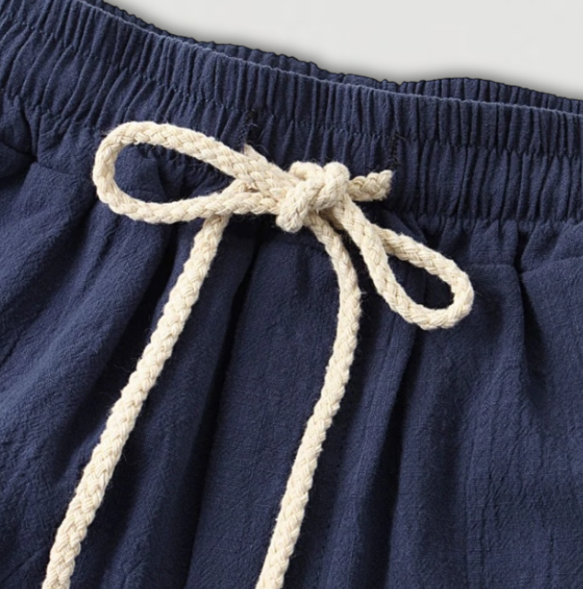 Shorts in linen mix