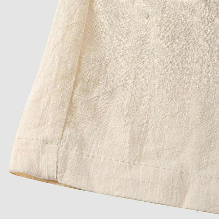 Shorts in linen mix