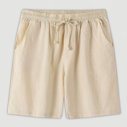 Shorts in linen mix
